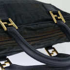 FENDI Zucca Canvas Hand Bag Black70163
