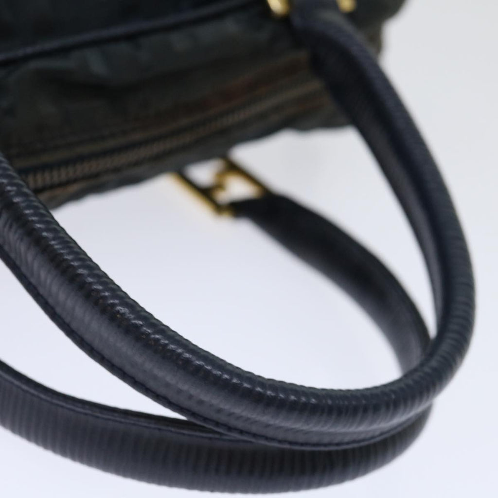 FENDI Zucca Canvas Hand Bag Black70163