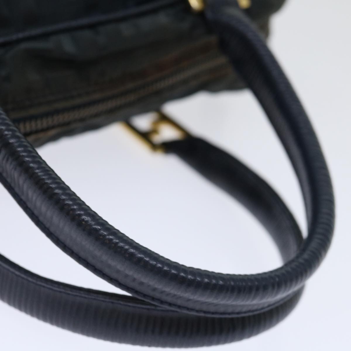 FENDI Zucca Canvas Hand Bag Black70163
