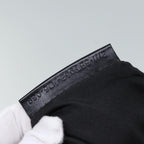 FENDI Zucchino Canvas Shoulder Bag Black70164
