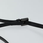 FENDI Zucchino Canvas Shoulder Bag Black70164