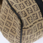 FENDI Zucchino Canvas Mamma Baguette Tote Bag Beige70168