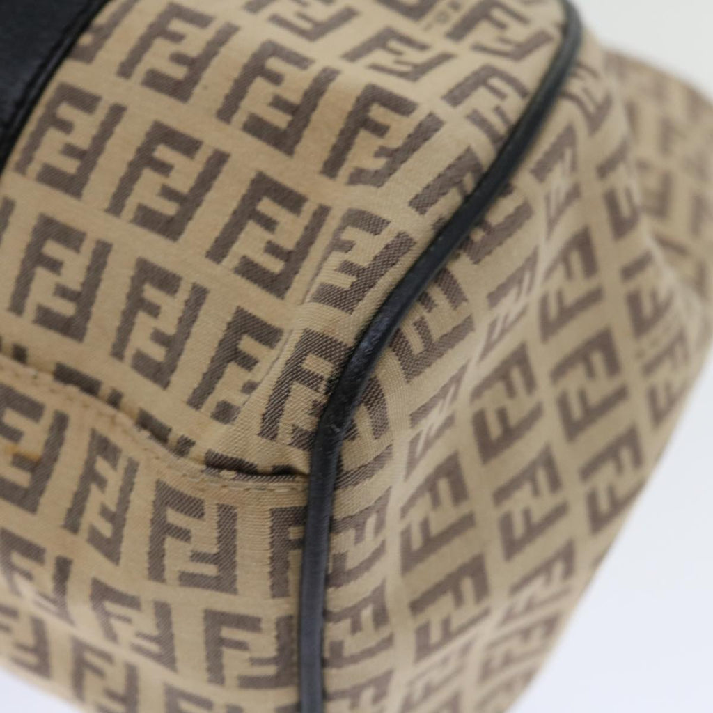 FENDI Zucchino Canvas Mamma Baguette Tote Bag Beige70168