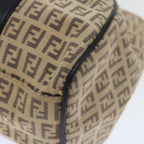 FENDI Zucchino Canvas Mamma Baguette Tote Bag Beige70168