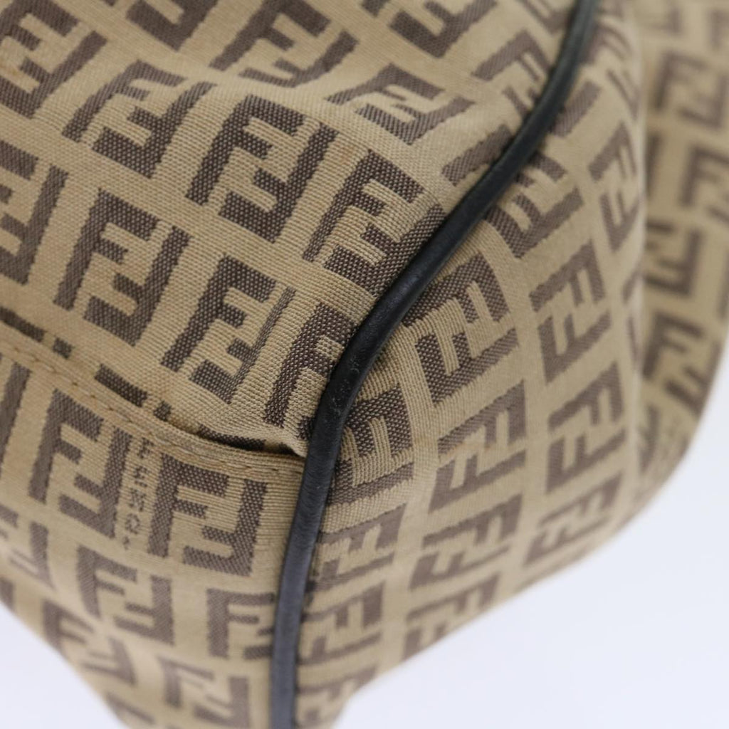 FENDI Zucchino Canvas Mamma Baguette Tote Bag Beige70168