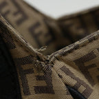 FENDI Zucchino Canvas Mamma Baguette Tote Bag Beige70168