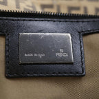 FENDI Zucchino Canvas Mamma Baguette Tote Bag Beige70168