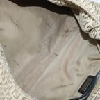 FENDI Zucchino Canvas Mamma Baguette Tote Bag Beige70168