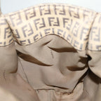 FENDI Zucchino Canvas Mamma Baguette Tote Bag Beige70168