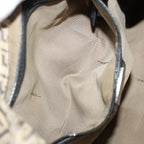 FENDI Zucchino Canvas Mamma Baguette Tote Bag Beige70168