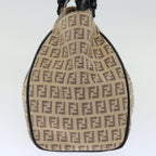 FENDI Zucchino Canvas Mamma Baguette Tote Bag Beige70168