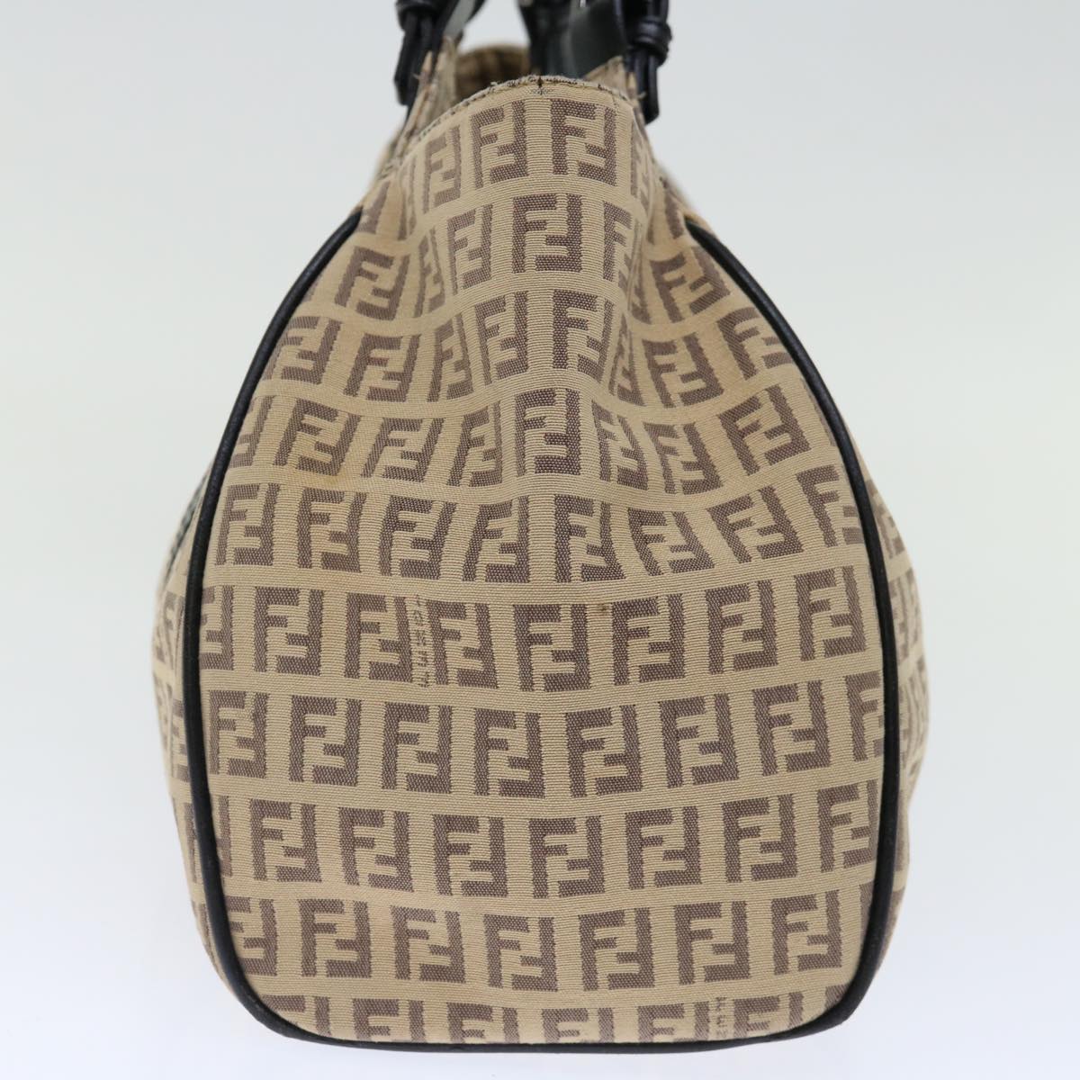FENDI Zucchino Canvas Mamma Baguette Tote Bag Beige70168