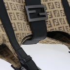 FENDI Zucchino Canvas Mamma Baguette Tote Bag Beige70168