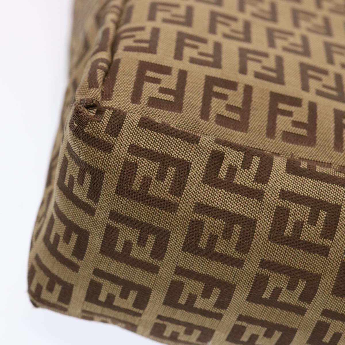 FENDI Zucchino Canvas Tote Bag Beige70169