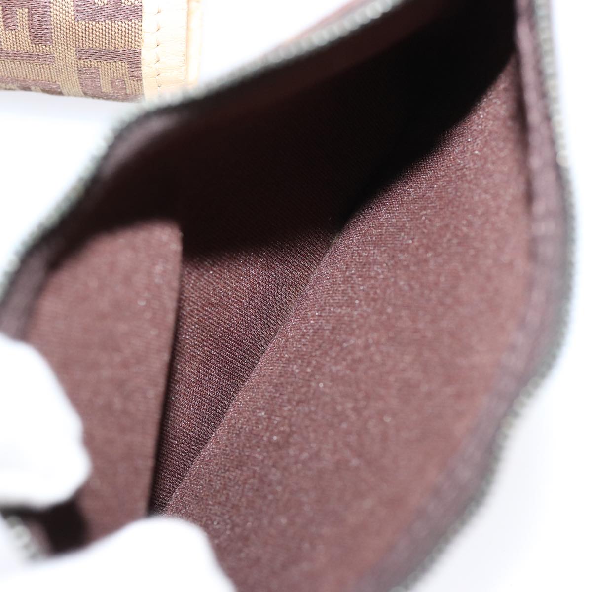 FENDI Zucchino Canvas Tote Bag Beige70169
