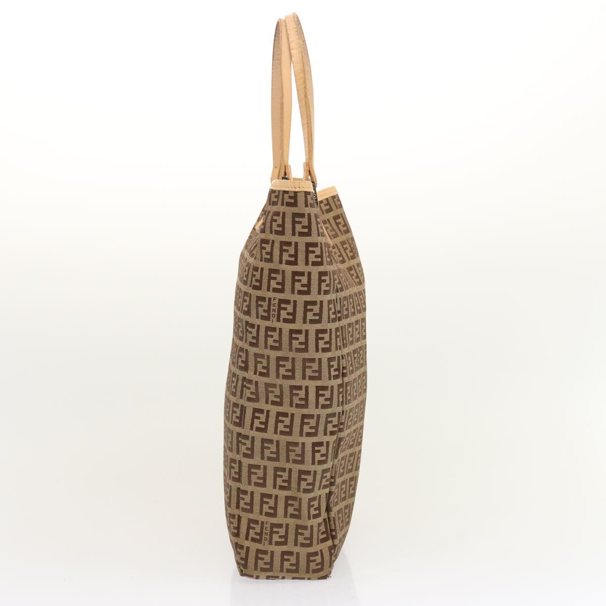 FENDI Zucchino Canvas Tote Bag Beige70169