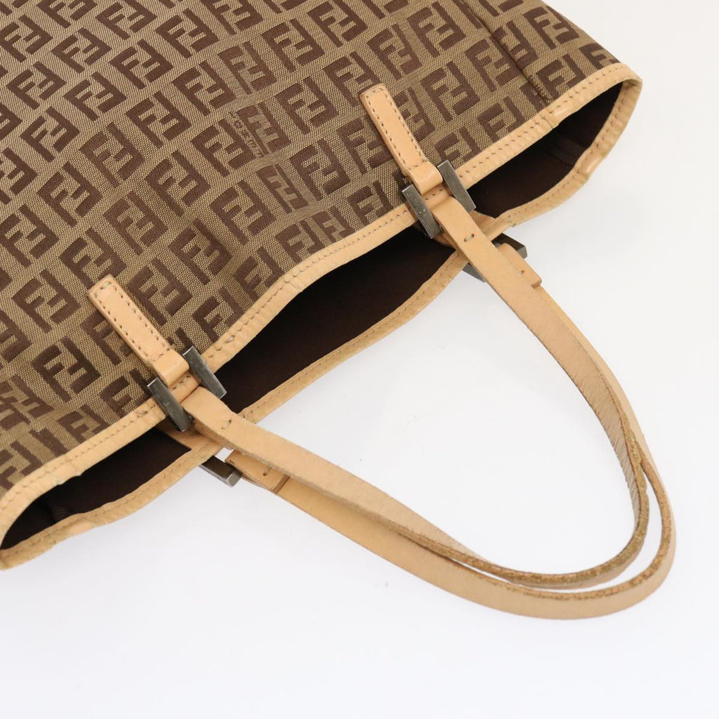 FENDI Zucchino Canvas Tote Bag Beige70169
