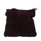 CELINE C Macadam Canvas Shoulder Bag Bordeaux  70179