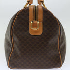 CELINE Macadam Canvas Boston Bag PVC Brown  70180