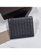 Bottega Veneta Intrecciato half wallet gray