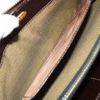 FENDI Zucca Canvas Hand Bag Brown Black70251