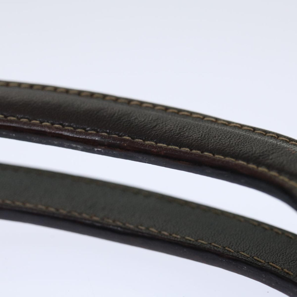 FENDI Zucca Canvas Hand Bag Brown Black70251