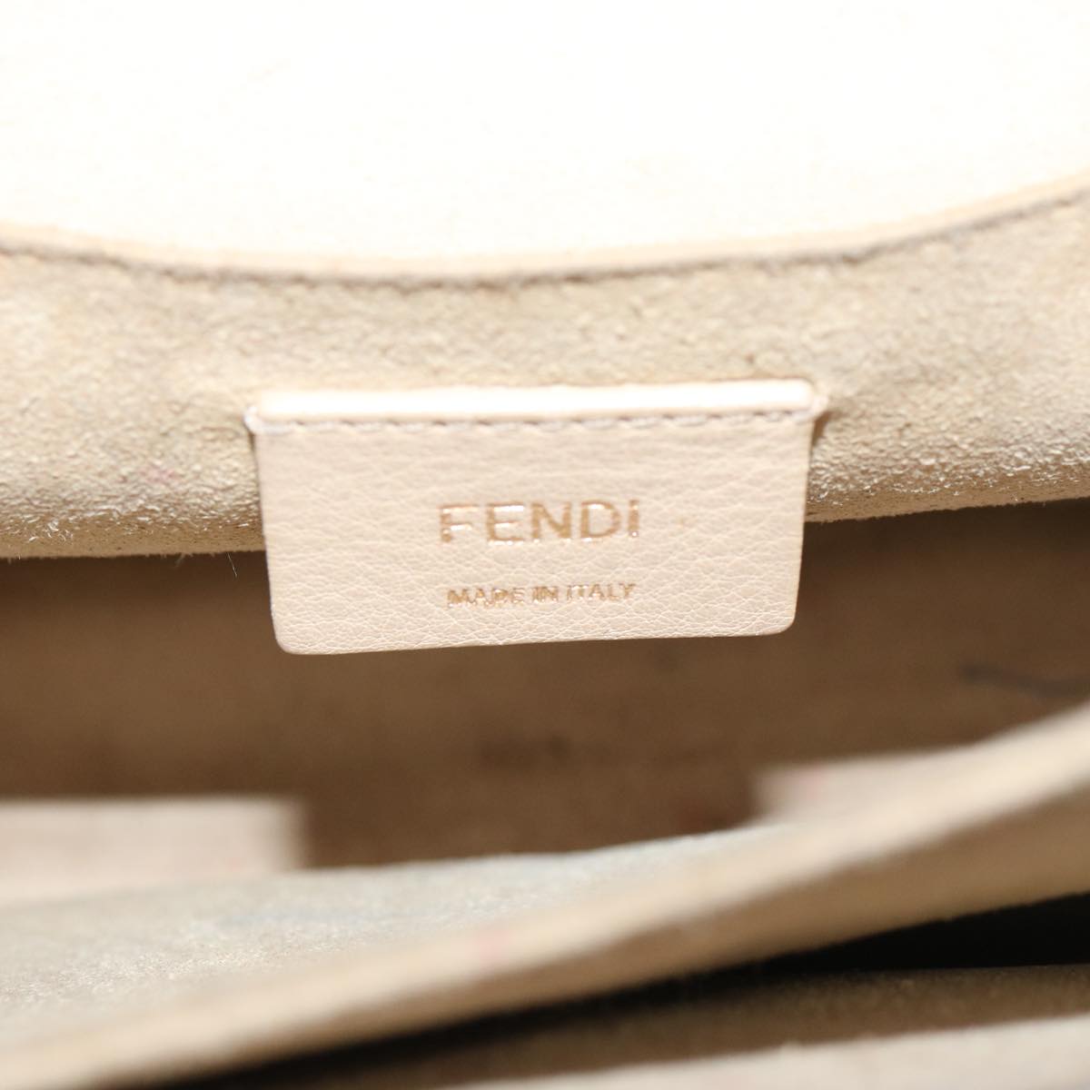 FENDI Zucca Canvas Canai Hand Bag 2way Brown Black70263