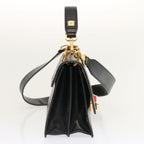 FENDI Zucca Canvas Canai Hand Bag 2way Brown Black70263