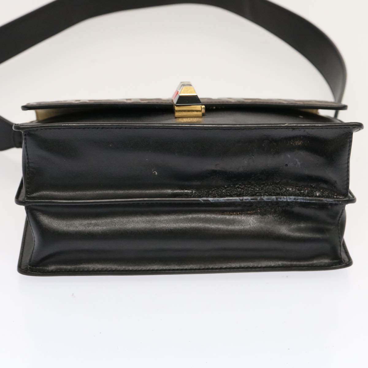 FENDI Zucca Canvas Canai Hand Bag 2way Brown Black70263