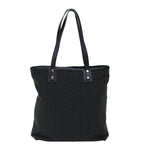 CELINE C Macadam Canvas Tote Bag Black Auth 70285
