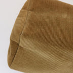 FENDI Mamma Baguette Hand Bag Corduroy Brown70342