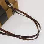 FENDI Mamma Baguette Hand Bag Corduroy Brown70342