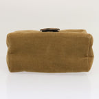 FENDI Mamma Baguette Hand Bag Corduroy Brown70342