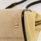 FENDI Hand Bag Canvas 2way Beige70343