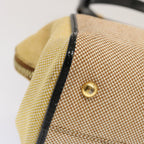 FENDI Hand Bag Canvas 2way Beige70343
