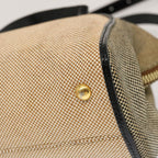 FENDI Hand Bag Canvas 2way Beige70343