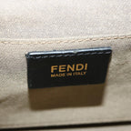 FENDI Hand Bag Canvas 2way Beige70343