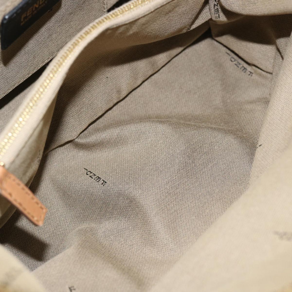 FENDI Hand Bag Canvas 2way Beige70343