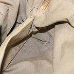 FENDI Hand Bag Canvas 2way Beige70343