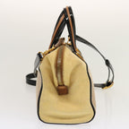 FENDI Hand Bag Canvas 2way Beige70343