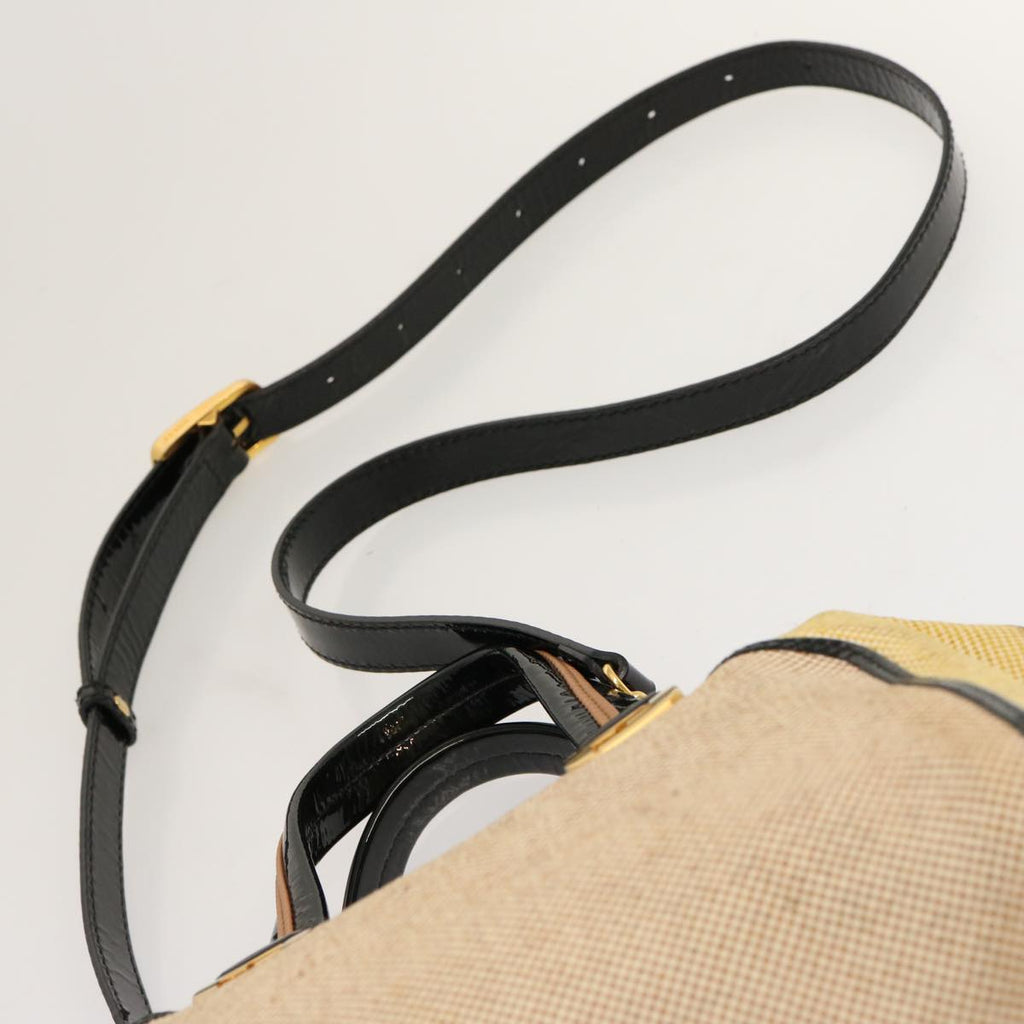 FENDI Hand Bag Canvas 2way Beige70343