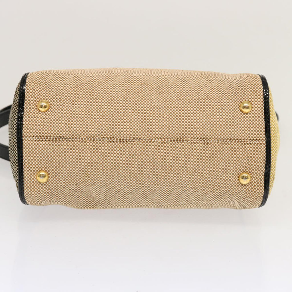 FENDI Hand Bag Canvas 2way Beige70343