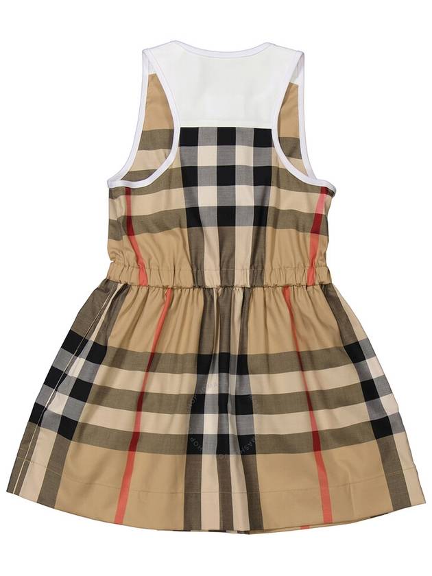 Burberry Kids Vintage Check Sleeveless Dress Beige