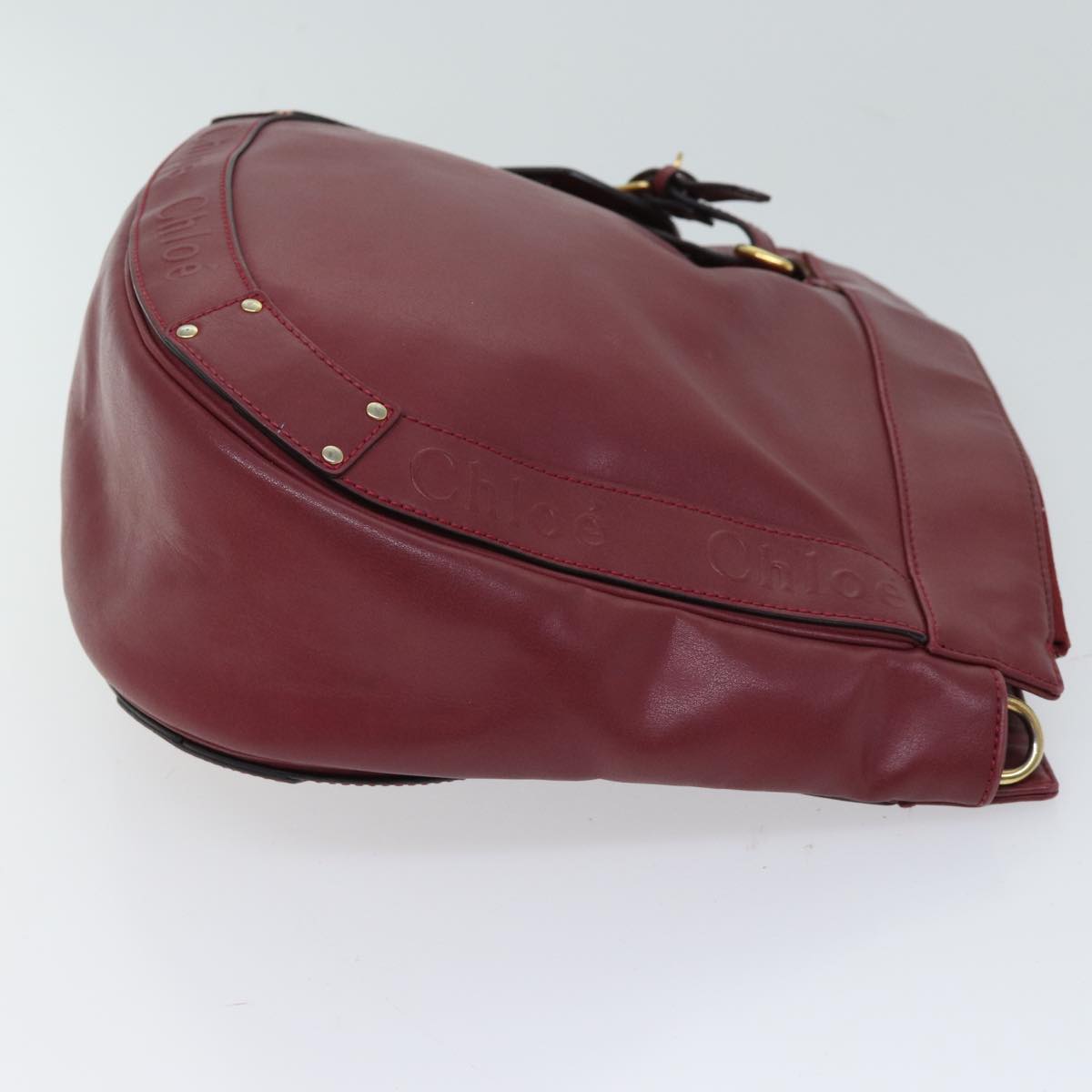 Chloe Shoulder Bag Leather Pink 70409