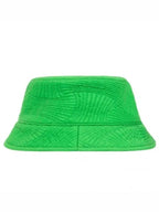 Bottega Veneta Intrecciato Pattern Quilted Bucket Hat Parakeet