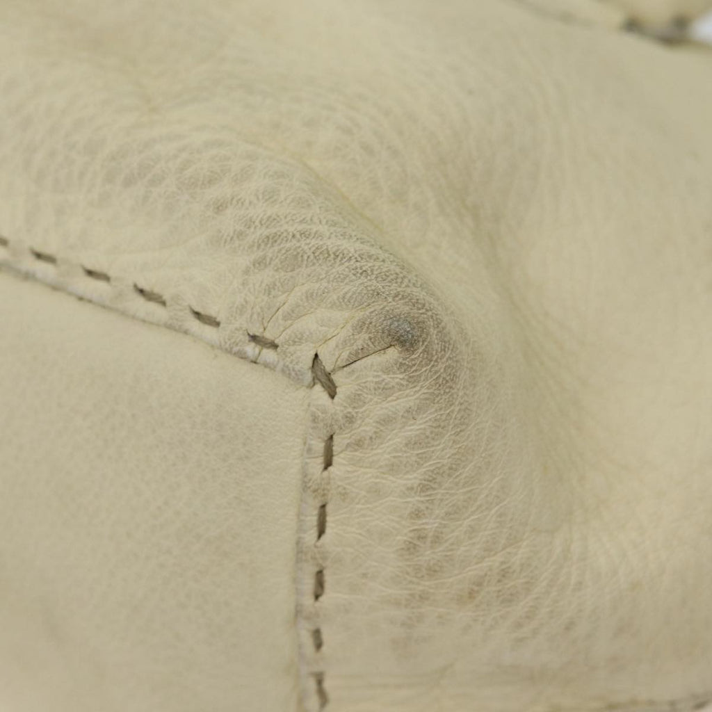 FENDI Hand Bag Canvas Beige70574