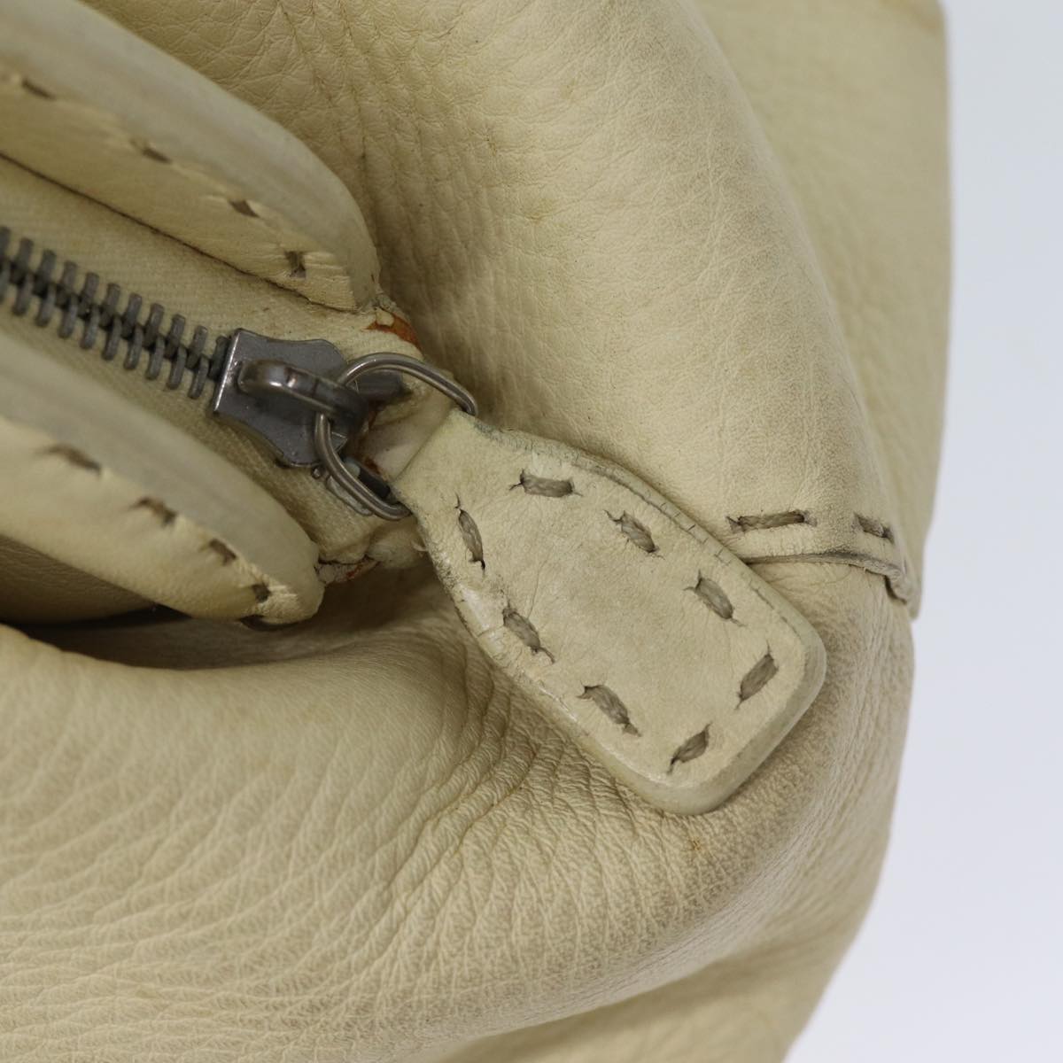 FENDI Hand Bag Canvas Beige70574