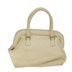 FENDI Hand Bag Canvas Beige70574