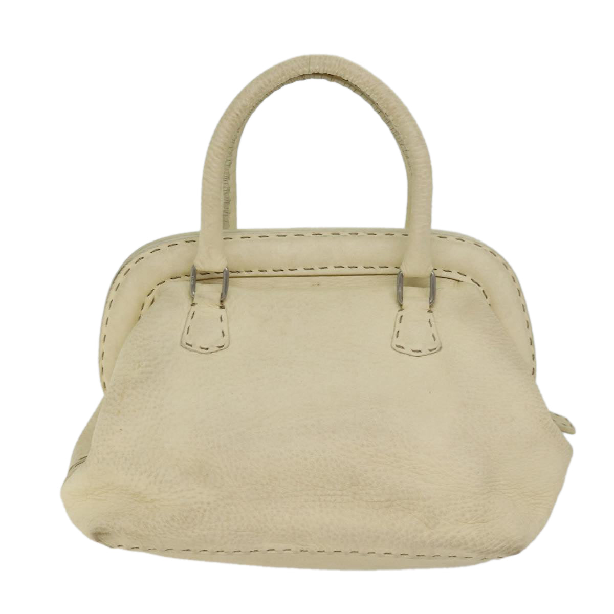 FENDI Hand Bag Canvas Beige70574
