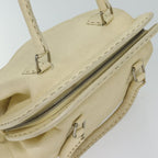 FENDI Hand Bag Canvas Beige70574